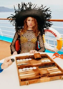 Chapeau Maxi Fibre Naturelle -Tenues Basiques 57050248 99 D9