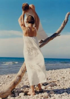 Robe Longue Empiècement Crochet -Tenues Basiques 57050306 02 D6