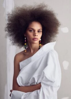 Boucles D'oreilles Perles Combinées -Tenues Basiques 57050451 OR D9