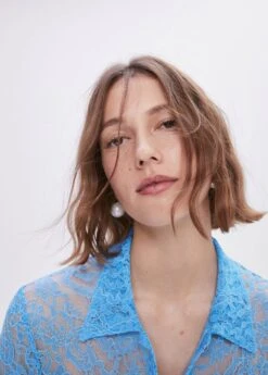 Chemise Guipure Nœuds -Tenues Basiques 57050468 52 D1