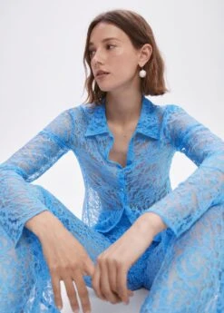 Chemise Guipure Nœuds -Tenues Basiques 57050468 52 D2