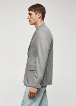 Veste Slim Fit Microstructure -Tenues Basiques 57050550 37 D2