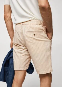 Bermuda Seersucker Fines Rayures -Tenues Basiques 57052503 08 D4