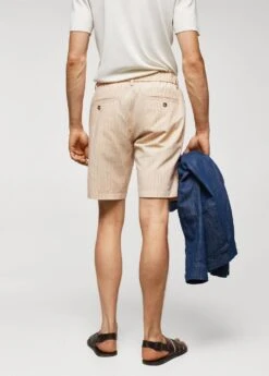 Bermuda Seersucker Fines Rayures -Tenues Basiques 57052503 08 R