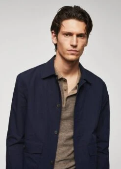 Veste Légère Coton Poches -Tenues Basiques 57052510 56 D1