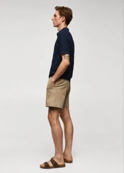 Bermuda Coton Cordon -Tenues Basiques 57052527 31 D2