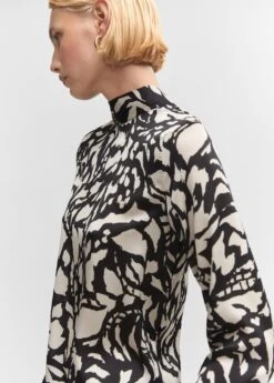 Blouse Col Montant Nœud 15 Blouse Col Montant Nœud -Tenues Basiques 57054408 99 D1