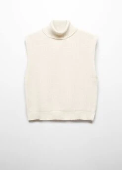 Gilet Maille Côtelée