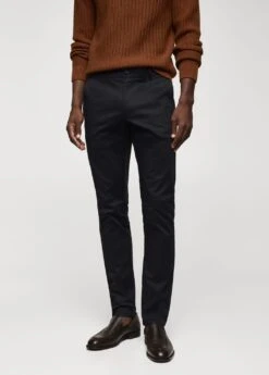 Pantalon Skinny Chino Coton -Tenues Basiques 57055947 57