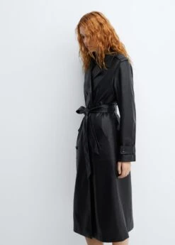 Trench Oversize Similicuir -Tenues Basiques 57055951 99 D2