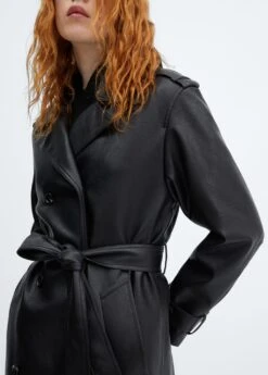 Trench Oversize Similicuir -Tenues Basiques 57055951 99 D6