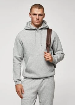 Tenues Basiques 45 Sweat-shirt Coton Poche Kangourou Capuche