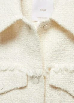 Veste Tweed Coutures Franges -Tenues Basiques 57056025 05 D8