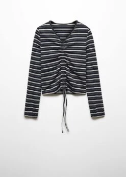 T-shirt Froncé Manches Longues 15 T-shirt Froncé Manches Longues -Tenues Basiques 57057738 99 B