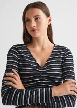 T-shirt Froncé Manches Longues 12 T-shirt Froncé Manches Longues -Tenues Basiques 57057738 99 D1