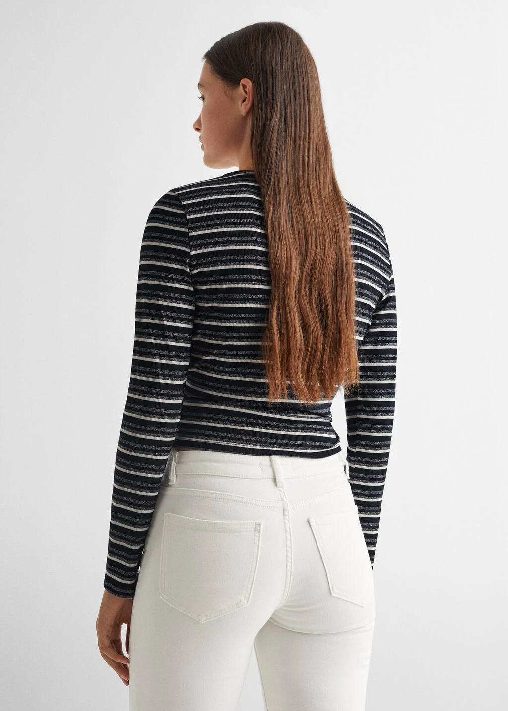 T-shirt Froncé Manches Longues 5 T-shirt Froncé Manches Longues – Image 3