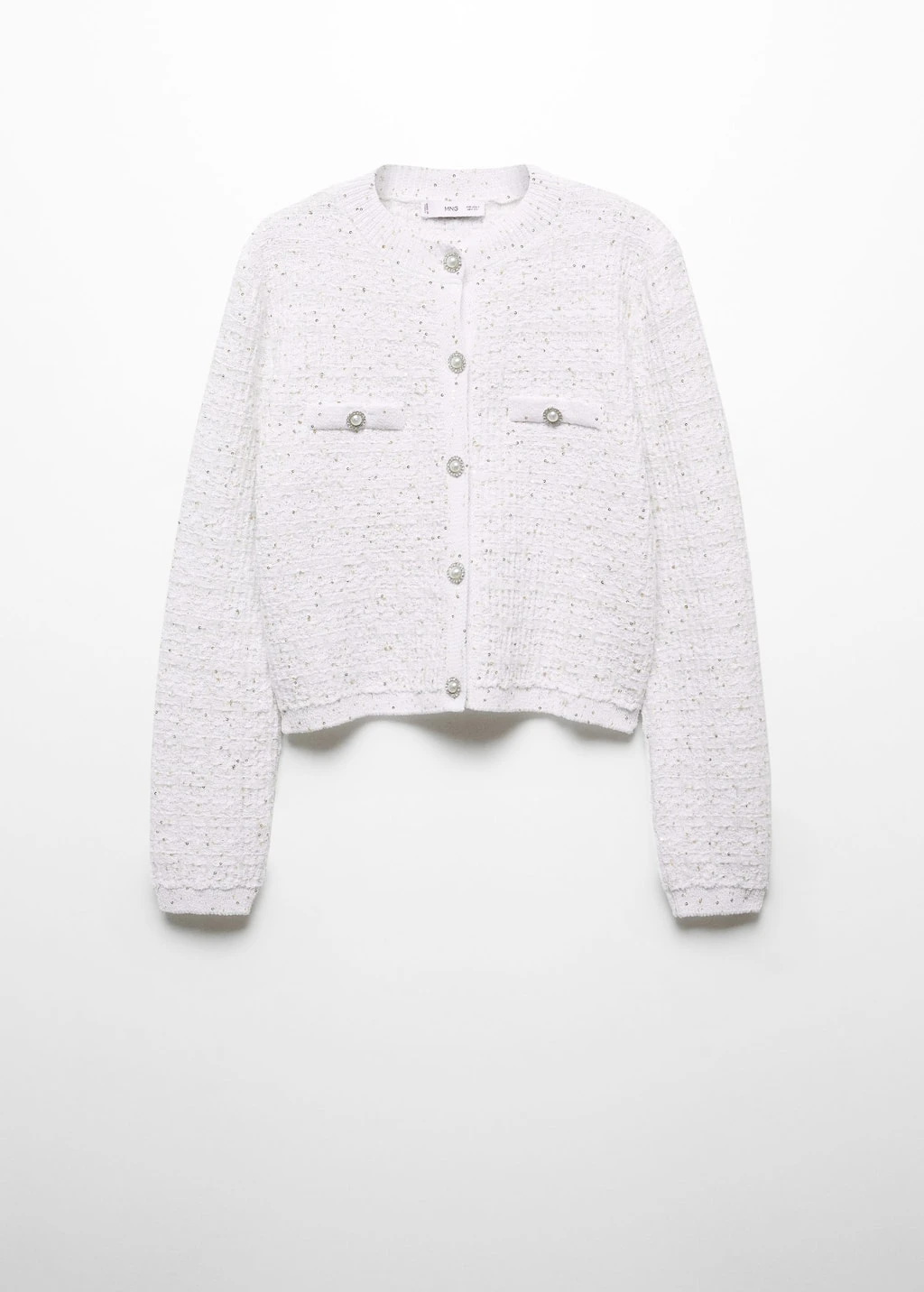 Cardigan Tweed Bouton Bijou 17 Cardigan Tweed Bouton Bijou – Image 15