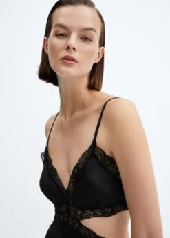 Robe Détails Dentelle -Tenues Basiques 57059110 99 D6