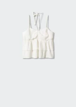 Top Coton à Volants -Tenues Basiques 57061502 02 B