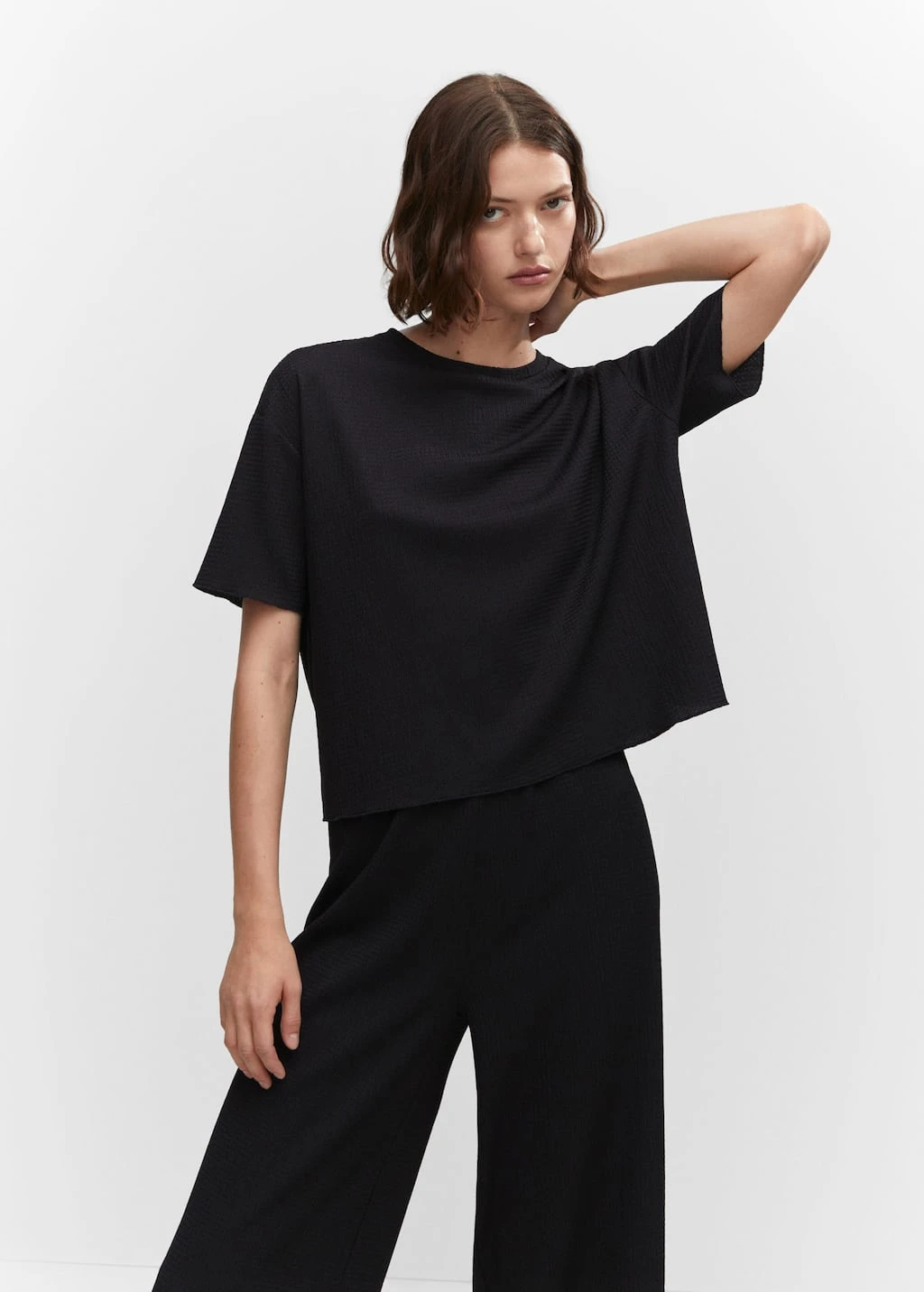 T-shirt Oversize Texturé 3 T-shirt Oversize Texturé