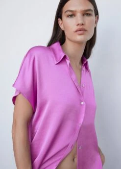 Chemise Manches Courtes Boutons -Tenues Basiques 57062888 85 D1