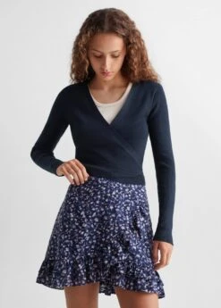 Cardigan Maille Côtelée