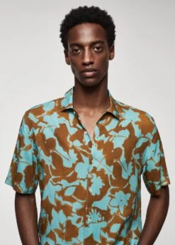 Chemise Fluide Imprimé Fleuri -Tenues Basiques 57064777 50 D1