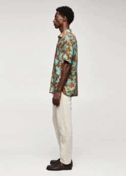 Chemise Fluide Imprimé Fleuri -Tenues Basiques 57064777 50 D2