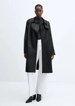 Trench Similicuir -Tenues Basiques 57065950 99 D3