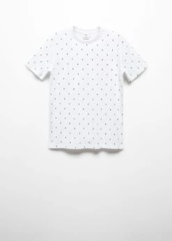 T-shirt 100 % Coton Imprimé -Tenues Basiques 57066018 01 B