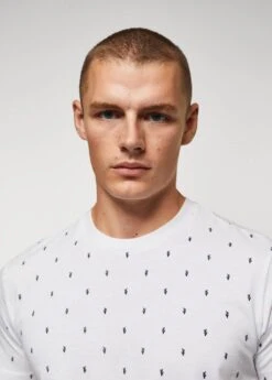 T-shirt 100 % Coton Imprimé -Tenues Basiques 57066018 01 D2