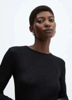 T-shirt Maille Lurex -Tenues Basiques 57066312 99 D1