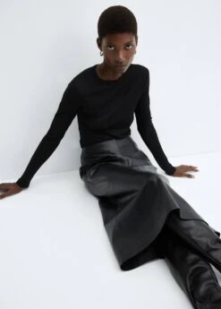 T-shirt Maille Lurex -Tenues Basiques 57066312 99 D2