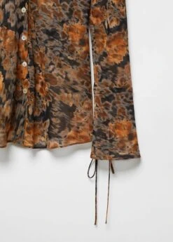 Chemise Imprimée Semi-transparente -Tenues Basiques 57067759 30 D8