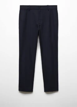 Pantalon Slim Fit Tissu Technique 25 Pantalon Slim Fit Tissu Technique -Tenues Basiques 57068264 56 B