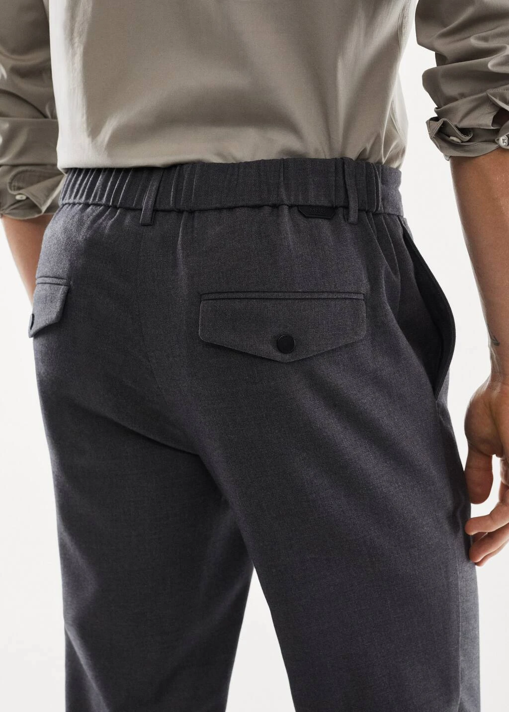 Pantalon Slim Fit Tissu Technique 15 Pantalon Slim Fit Tissu Technique – Image 13