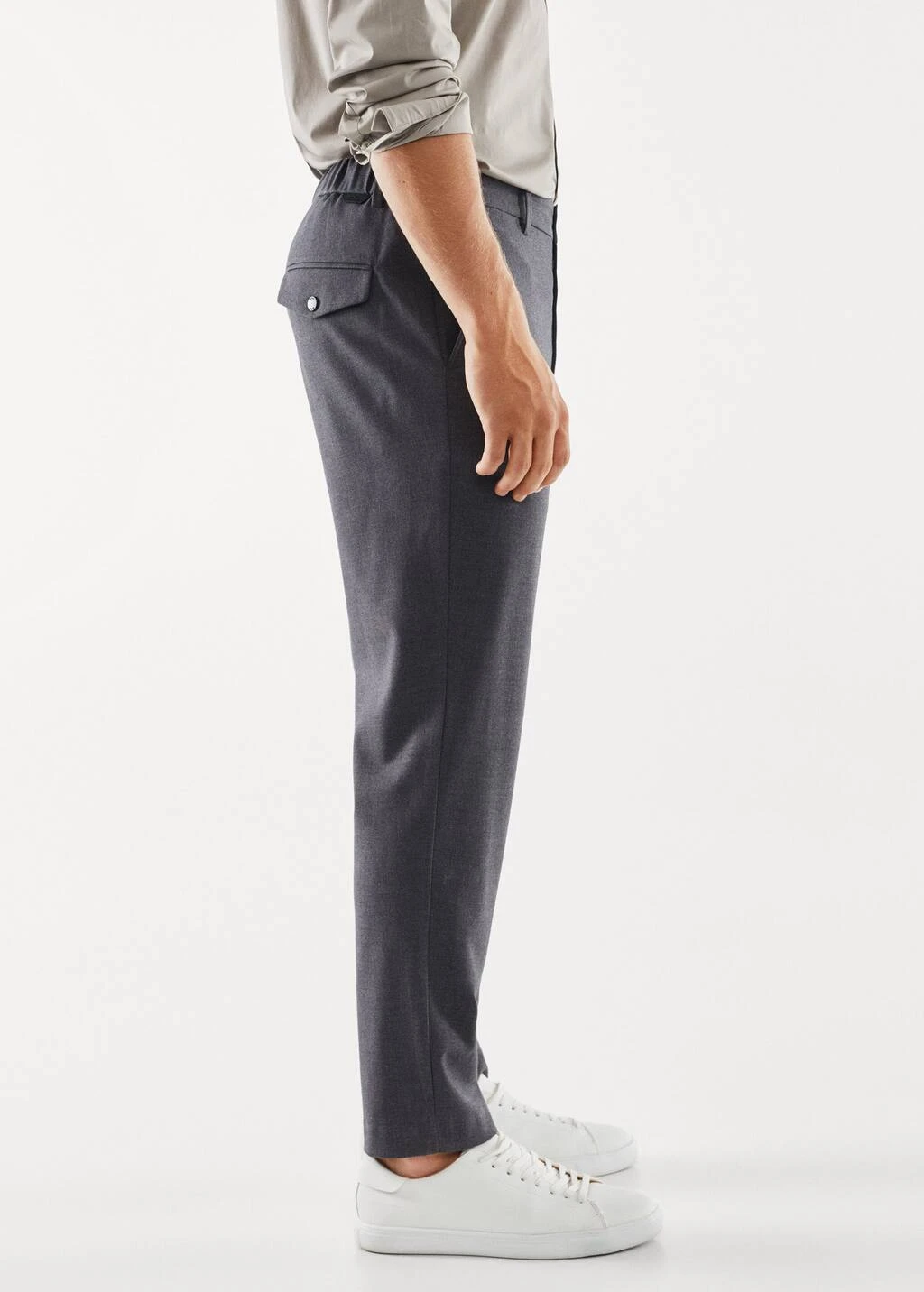 Pantalon Slim Fit Tissu Technique 16 Pantalon Slim Fit Tissu Technique – Image 14