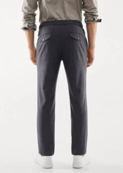 Pantalon Slim Fit Tissu Technique 28 Pantalon Slim Fit Tissu Technique -Tenues Basiques 57068264 96 R