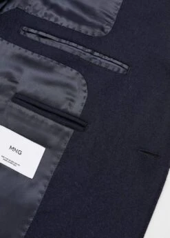 Veste Laine Vierge Surpiqûres -Tenues Basiques 57068633 56 D8