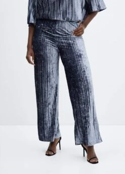 Pantalon Plissé Velours -Tenues Basiques 57069100 52 D5