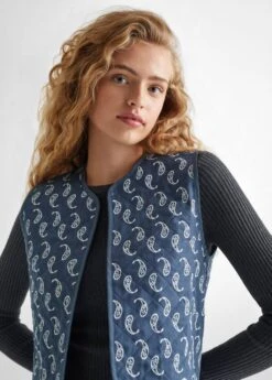 Gilet En Imprimé Cachemire -Tenues Basiques 57069215 52 D1