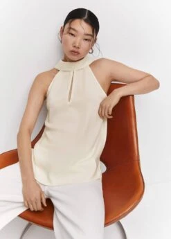 Blouse Emmanchures Américaines Ouverture -Tenues Basiques 57073805 05 D2