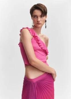 Top Volant Asymétrique -Tenues Basiques 57073813 85