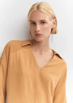 Blouse Col Chemise -Tenues Basiques 57074012 07 D1