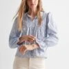 Blouse Coton à Rayures -Tenues Basiques 57074034 52