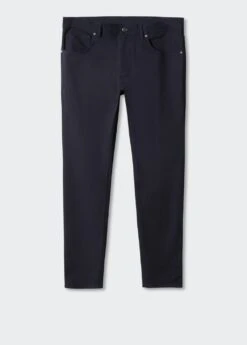 Pantalon Slim Fit Coton Serge -Tenues Basiques 57074385 56 B