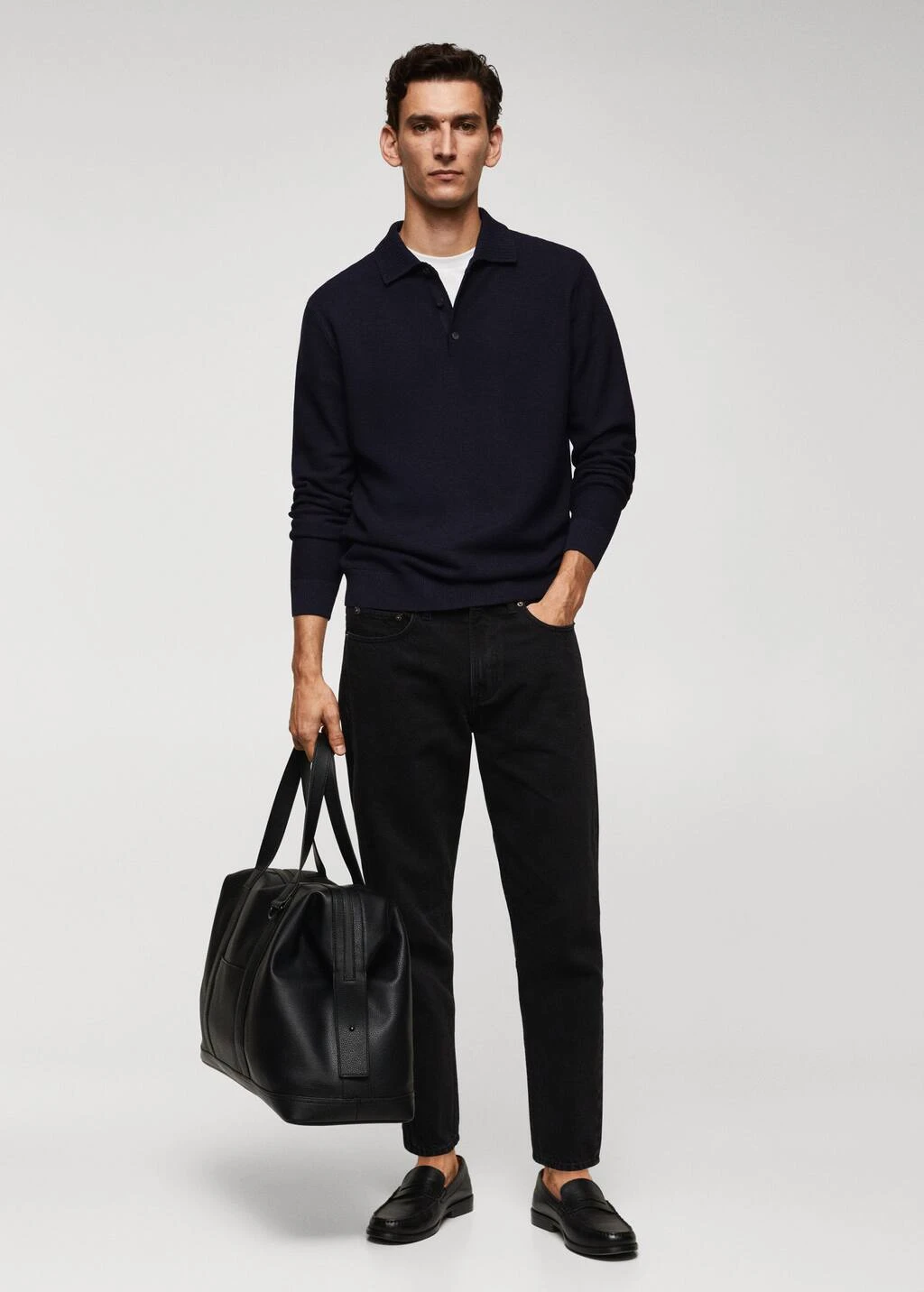 Polo Maille Fine Structuré 4 Polo Maille Fine Structuré – Image 2