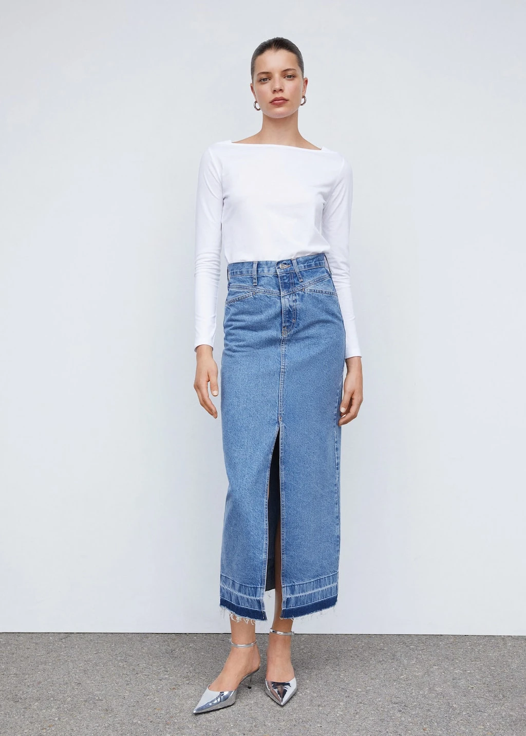 T-shirt Col Bateau Coton 22 T-shirt Col Bateau Coton – Image 20