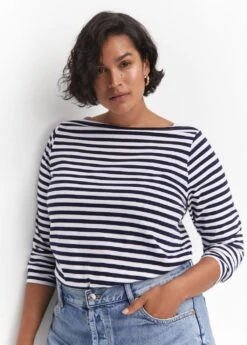 T-shirt Col Bateau Coton 27 T-shirt Col Bateau Coton -Tenues Basiques 57074401 56 D4