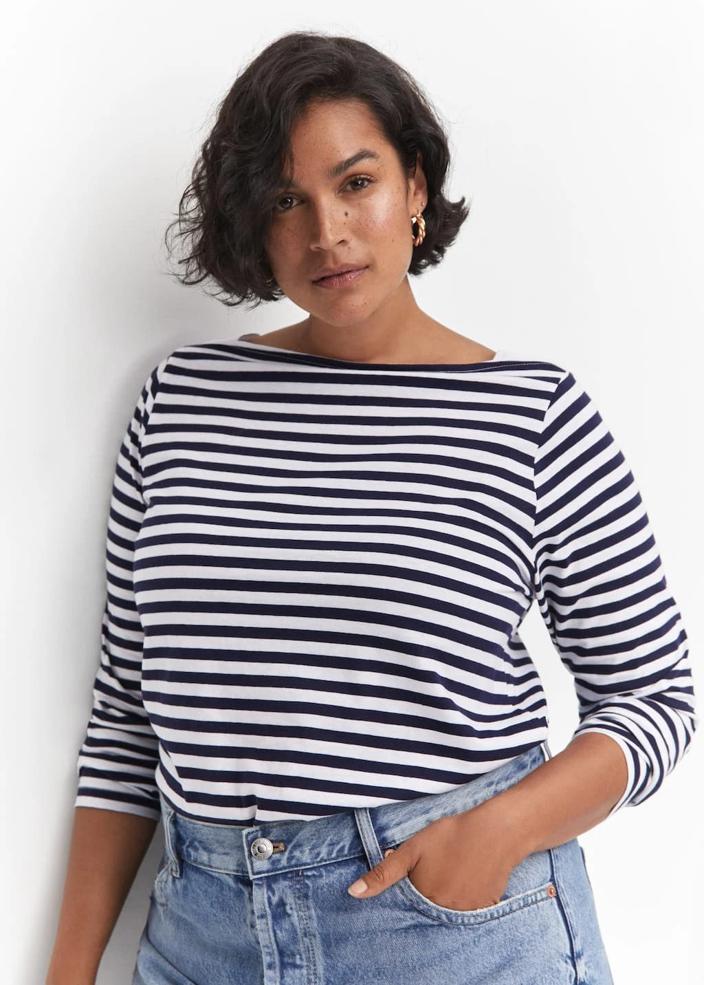 T-shirt Col Bateau Coton 8 T-shirt Col Bateau Coton – Image 6